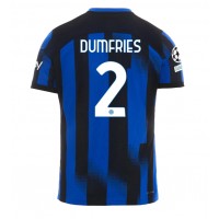 Inter Milan Denzel Dumfries #2 Heimtrikot 2023-24 Kurzarm